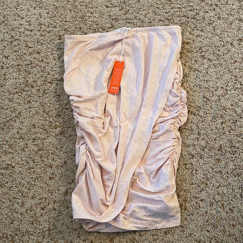 Sundry summer ruched skirt